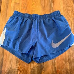 Nike dri fit athletic shorts blue